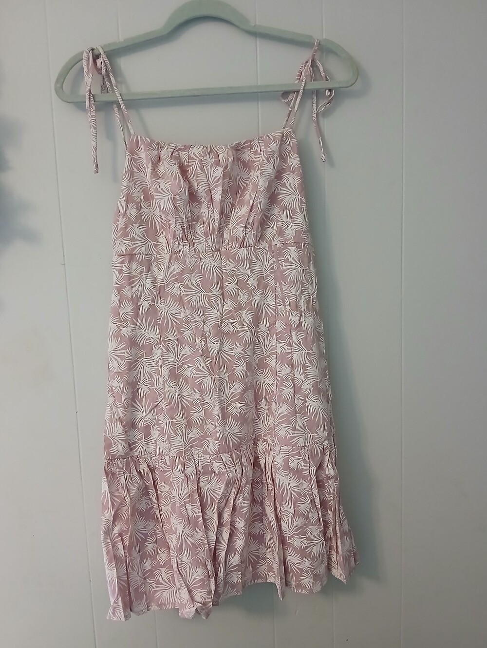 Lulu's Dusty Purple Leaves Mini Dress